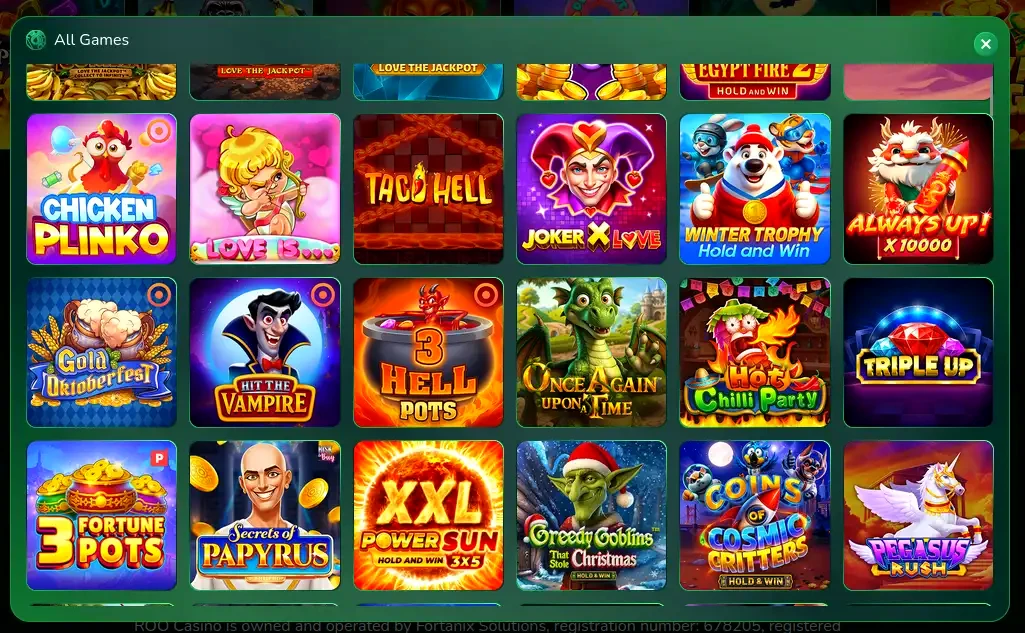 Spirit Casino Spielübersicht